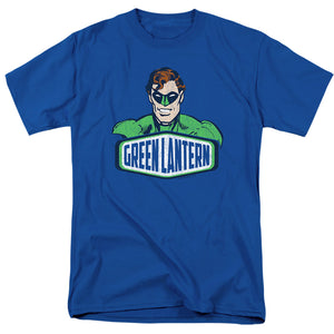 AN OFFCIALLY LICENSED DCO GREEN LANTERN SIGN MEN'S REGULAR FIT T-SHIRT ROYAL