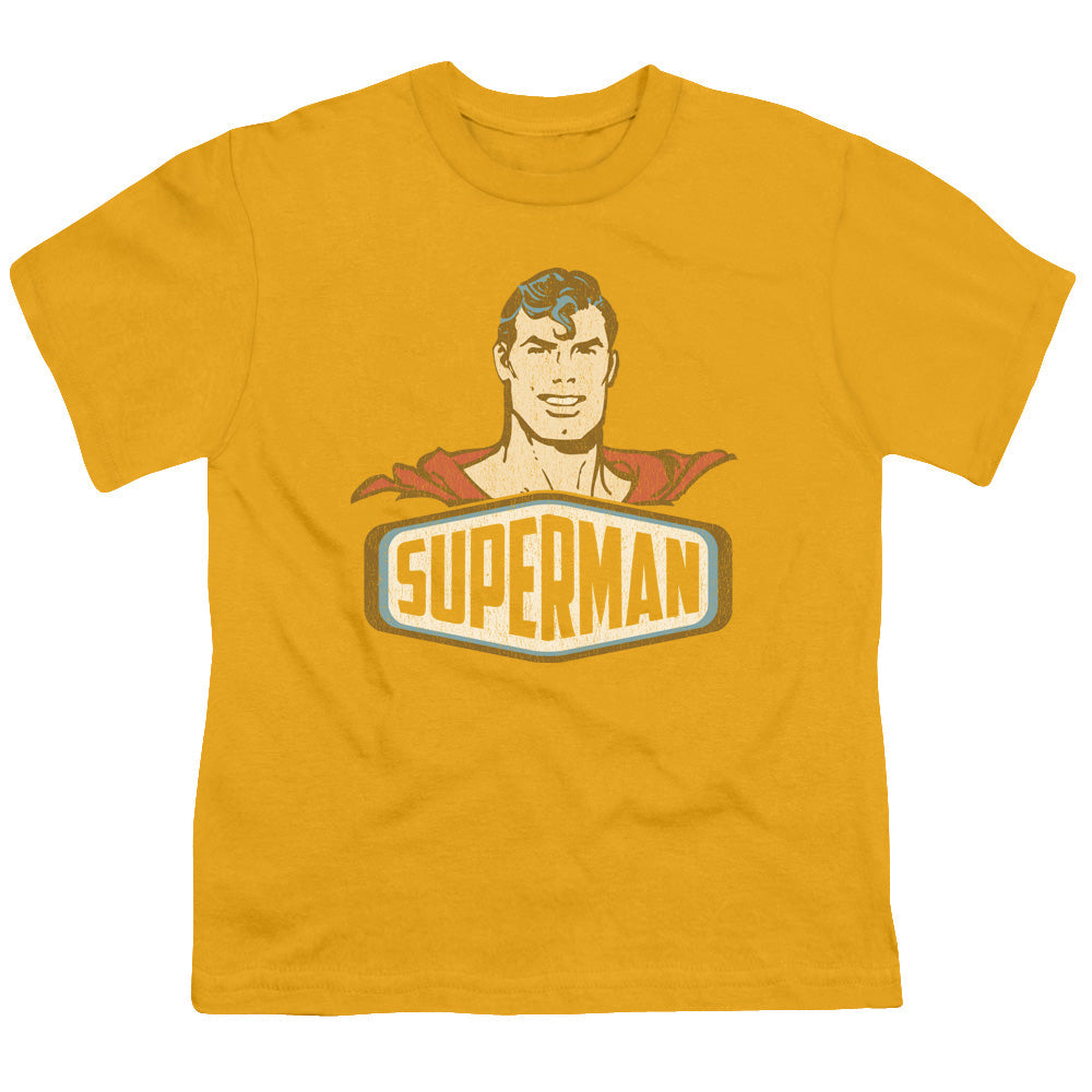 Dco Superman Sign Licensed Kid's T-Shirt (Ages 4-7) XS-LG
