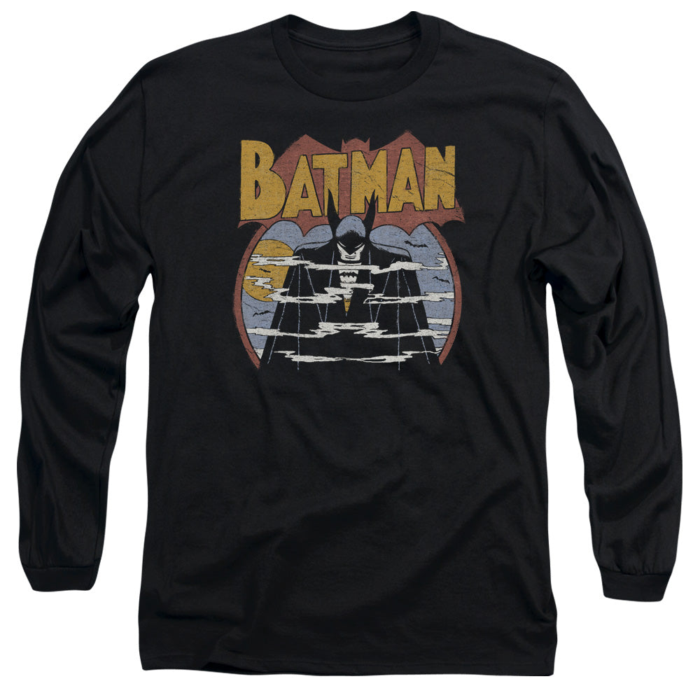AN OFFCIALLY LICENSED DC FOGGY MEN'S LONG SLEEVE T-SHIRT BLACK