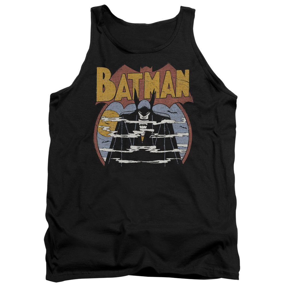 AN OFFCIALLY LICENSED DC FOGGY ADULT UNISEX TANK TOP BLACK