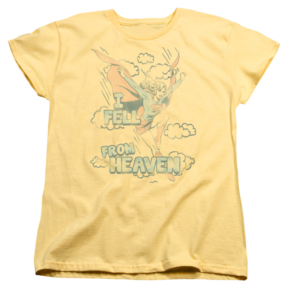 AN OFFCIALLY LICENSED DC HEAVEN WOMEN'S REGULAR FIT T-SHIRT BANANA