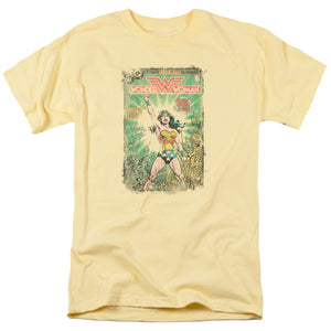 AN OFFCIALLY LICENSED DC BESIEGED COVER MEN'S REGULAR FIT T-SHIRT BANANA