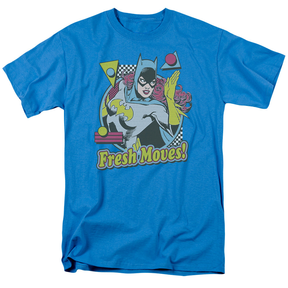 AN OFFCIALLY LICENSED DC FRESH MOVES MEN'S REGULAR FIT T-SHIRT TURQUOISE