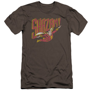 AN OFFCIALLY LICENSED DC RETRO MARVEL MEN'S PREMIUM SLIM FIT T-SHIRT CHARCOAL