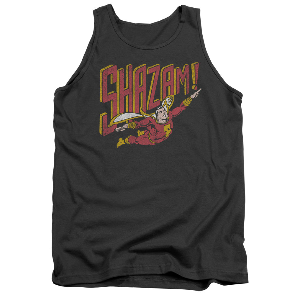 AN OFFCIALLY LICENSED DC RETRO MARVEL ADULT UNISEX TANK TOP CHARCOAL