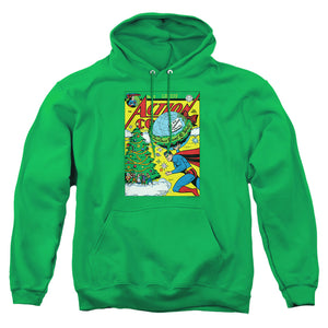 AN OFFCIALLY LICENSED DC COVER NO. 93 ADULT UNISEX PULLOVER HOODIE KELLY GREEN