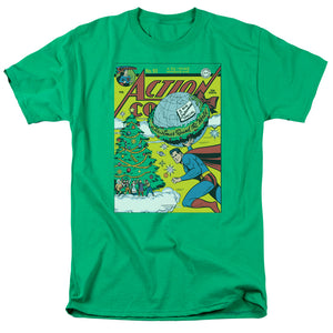 AN OFFCIALLY LICENSED DC COVER NO. 93 MEN'S REGULAR FIT T-SHIRT KELLY GREEN