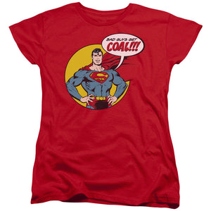 AN OFFCIALLY LICENSED DC COAL WOMEN'S REGULAR FIT T-SHIRT RED