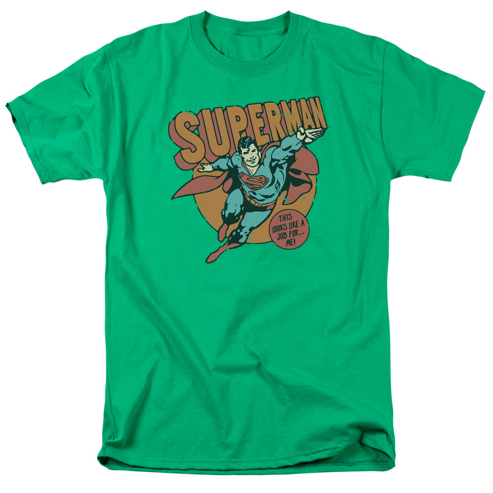 AN OFFCIALLY LICENSED DC JOB FOR ME MEN'S REGULAR FIT T-SHIRT KELLY GREEN