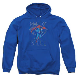 AN OFFCIALLY LICENSED DC HARDENED HEART ADULT UNISEX PULLOVER HOODIE ROYAL