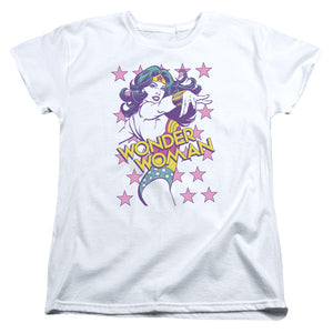 AN OFFCIALLY LICENSED DC VALIANT WOMEN'S REGULAR FIT T-SHIRT WHITE