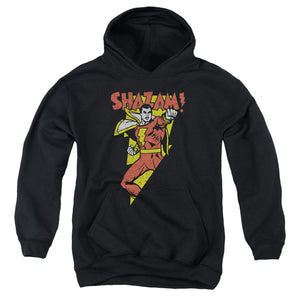 AN OFFCIALLY LICENSED DC IN BOLT YOUTH HOODIE BLACK
