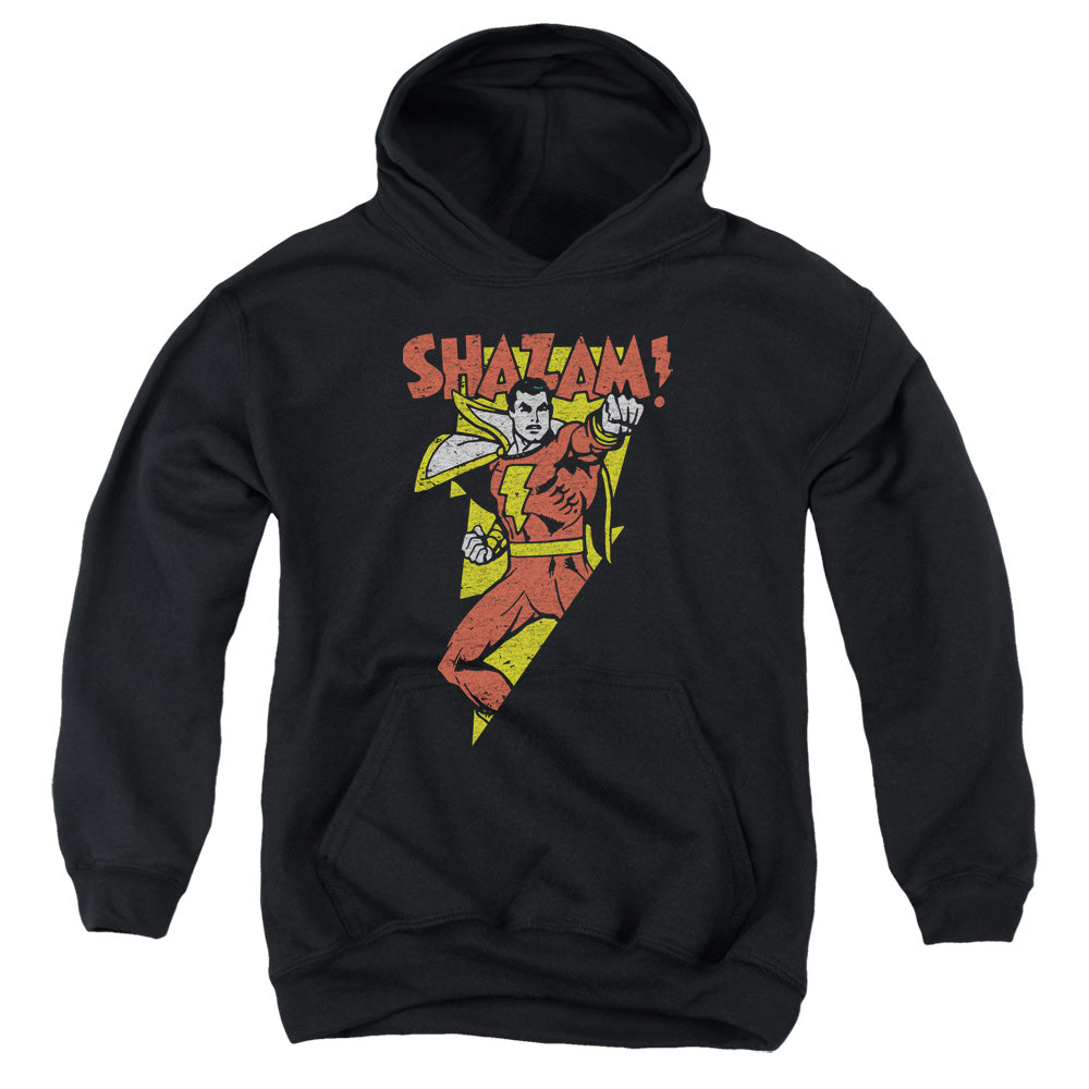 AN OFFCIALLY LICENSED DC IN BOLT YOUTH HOODIE BLACK
