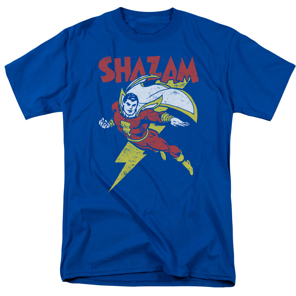 AN OFFCIALLY LICENSED DC LETS FLY MEN'S REGULAR FIT T-SHIRT ROYAL