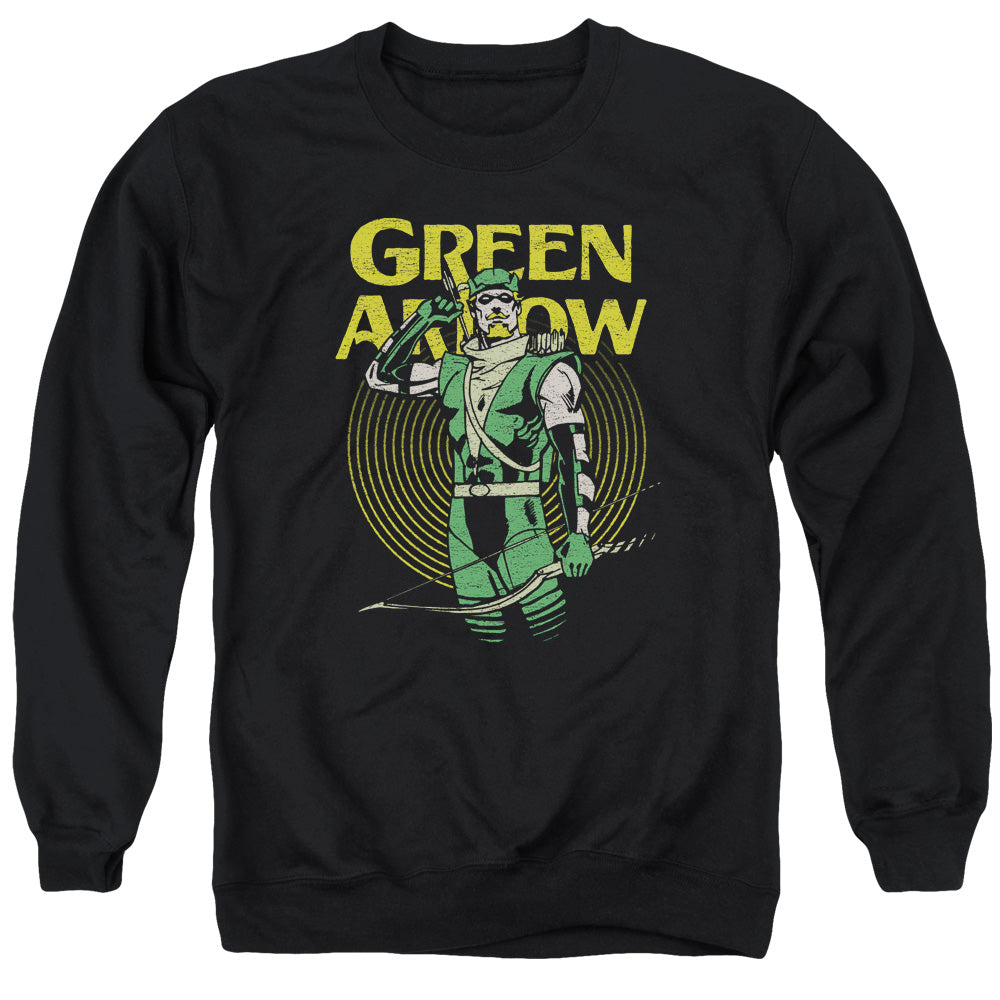 AN OFFCIALLY LICENSED DC PULL ADULT UNISEX CREWNECK SWEATSHIRT BLACK