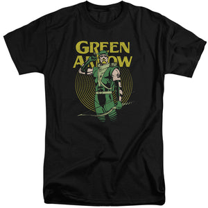 AN OFFCIALLY LICENSED DC PULL MEN'S TALL FIT T-SHIRT BLACK