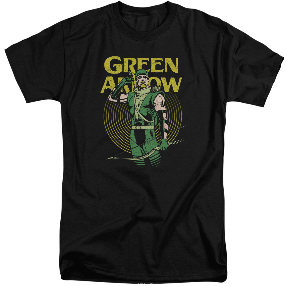 AN OFFCIALLY LICENSED DC PULL MEN'S TALL FIT T-SHIRT BLACK