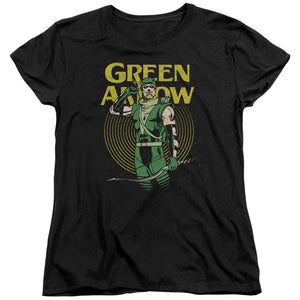 AN OFFCIALLY LICENSED DC PULL WOMEN'S REGULAR FIT T-SHIRT BLACK