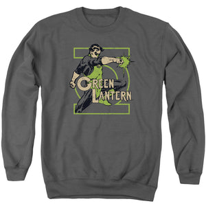 AN OFFCIALLY LICENSED DC RING POWER ADULT UNISEX CREWNECK SWEATSHIRT CHARCOAL