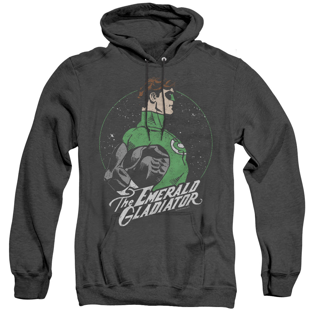 AN OFFCIALLY LICENSED DC STAR GAZER ADULT UNISEX HEATHER PULLOVER HOODIE BLACK
