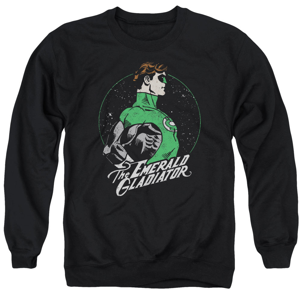 AN OFFCIALLY LICENSED DC STAR GAZER ADULT UNISEX CREWNECK SWEATSHIRT BLACK