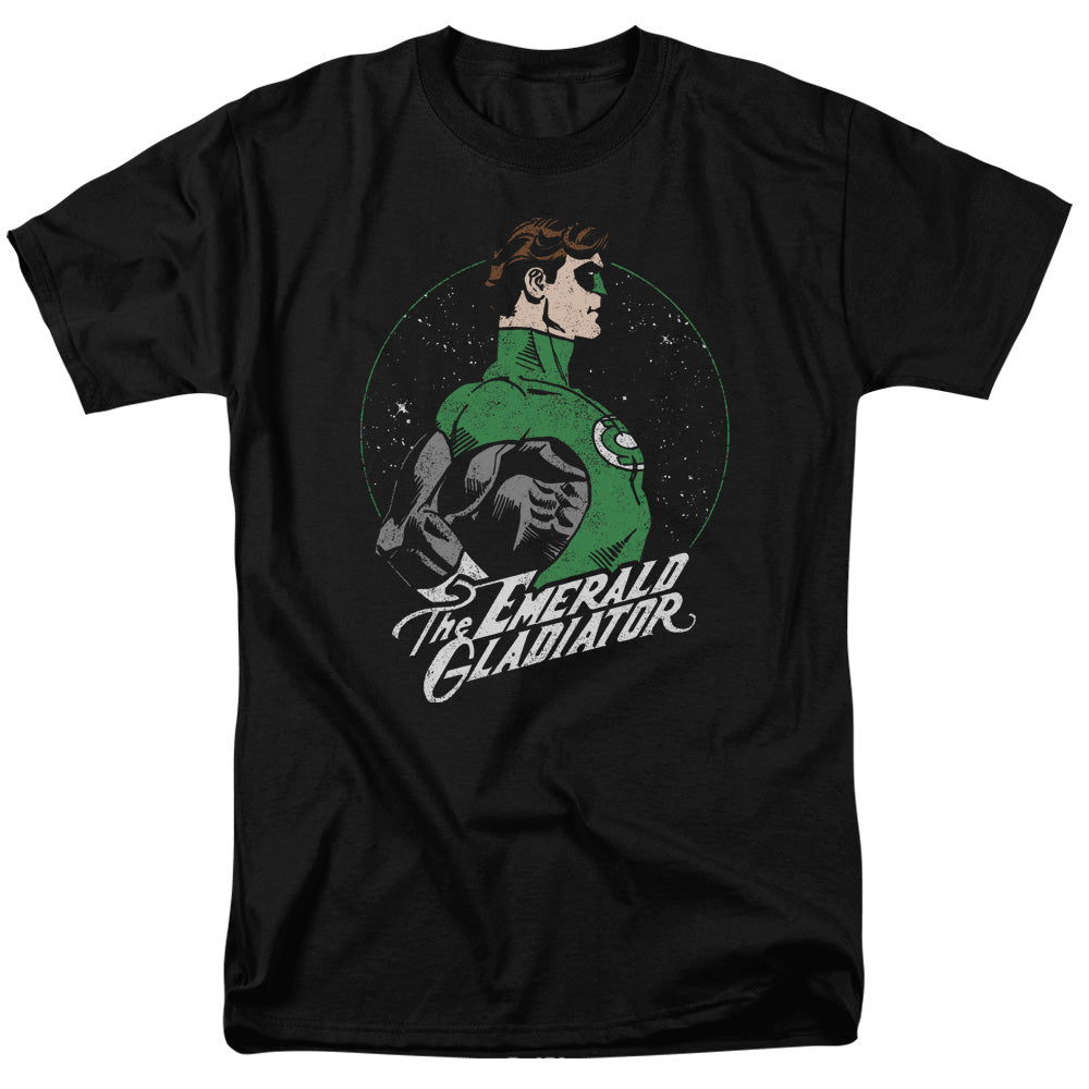 AN OFFCIALLY LICENSED DC STAR GAZER MEN'S REGULAR FIT T-SHIRT BLACK