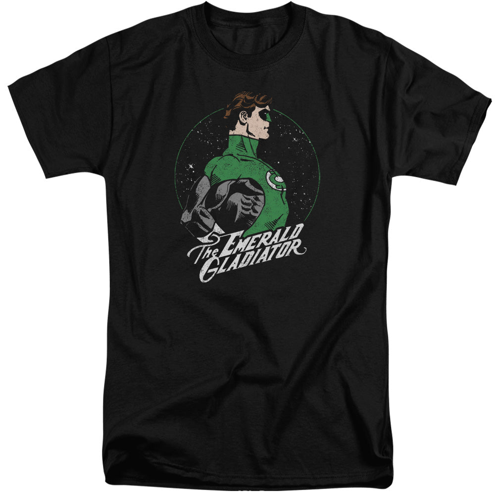 AN OFFCIALLY LICENSED DC STAR GAZER MEN'S TALL FIT T-SHIRT BLACK