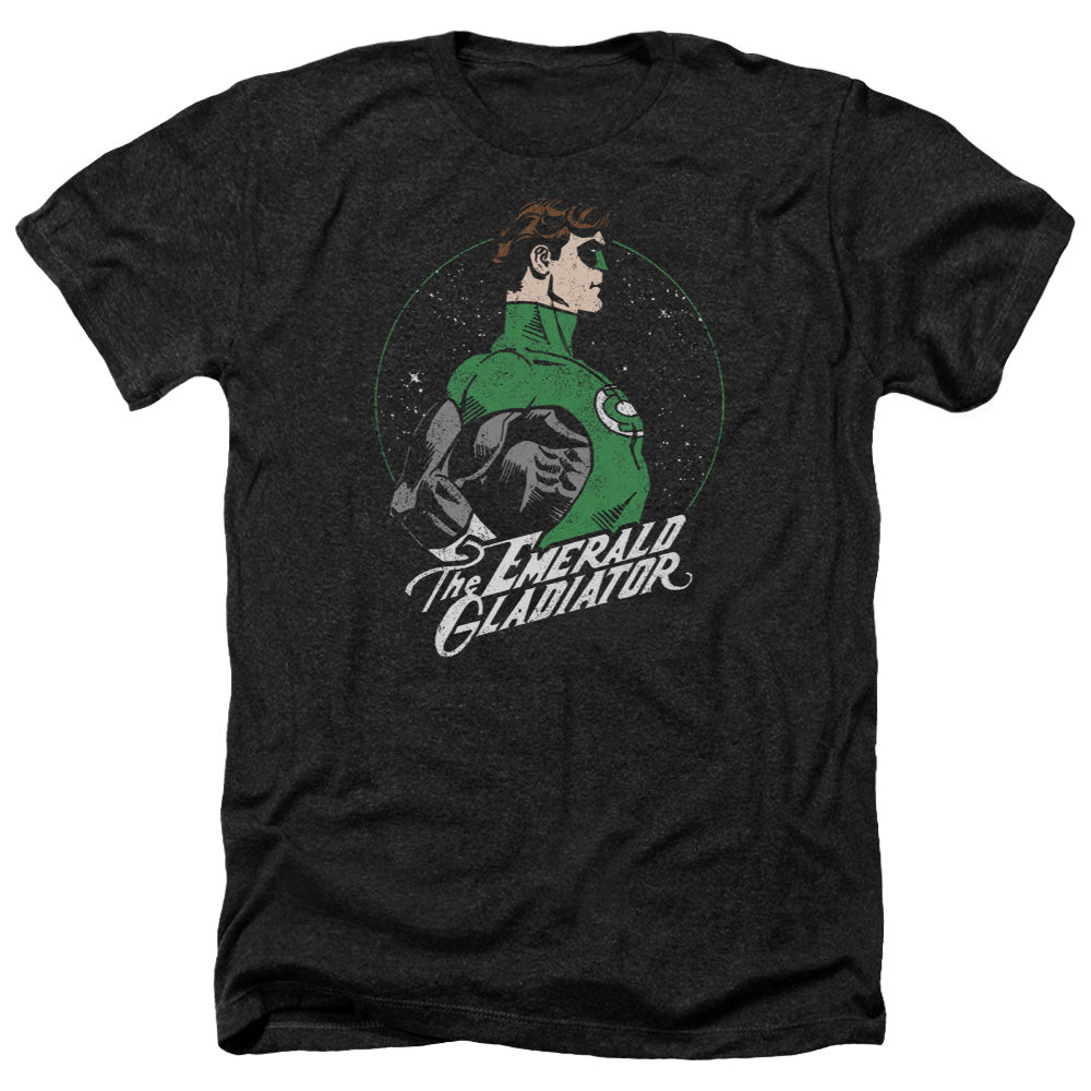 AN OFFCIALLY LICENSED DC STAR GAZER MEN'S HEATHER T-SHIRT CHARCOAL
