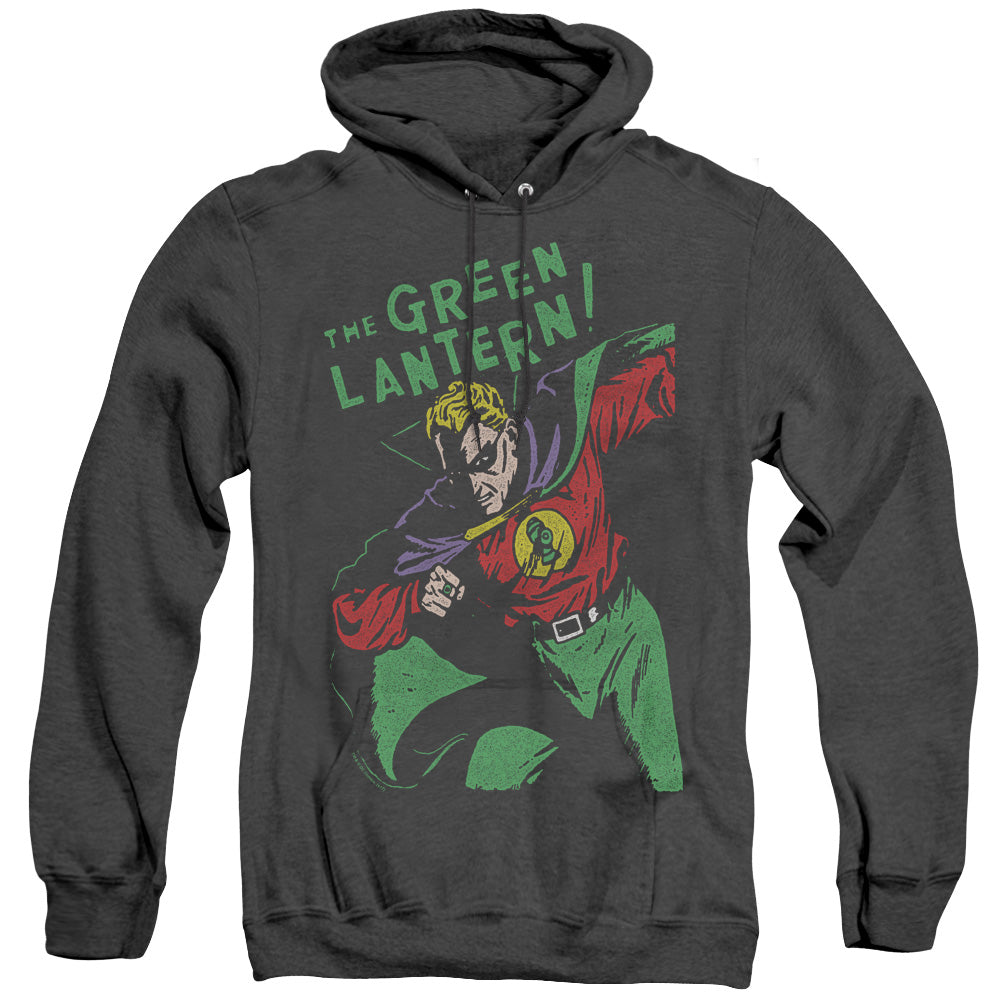 AN OFFCIALLY LICENSED DC FIRST ADULT UNISEX HEATHER PULLOVER HOODIE BLACK