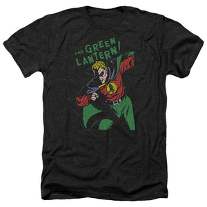 AN OFFCIALLY LICENSED DC FIRST MEN'S HEATHER T-SHIRT CHARCOAL