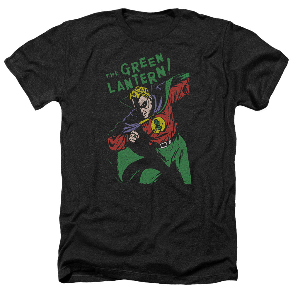 AN OFFCIALLY LICENSED DC FIRST MEN'S HEATHER T-SHIRT CHARCOAL