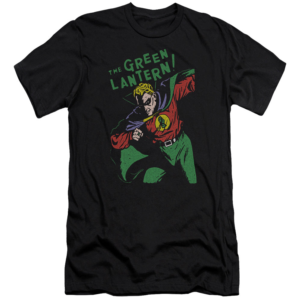 AN OFFCIALLY LICENSED DC FIRST MEN'S PREMIUM SLIM FIT T-SHIRT BLACK