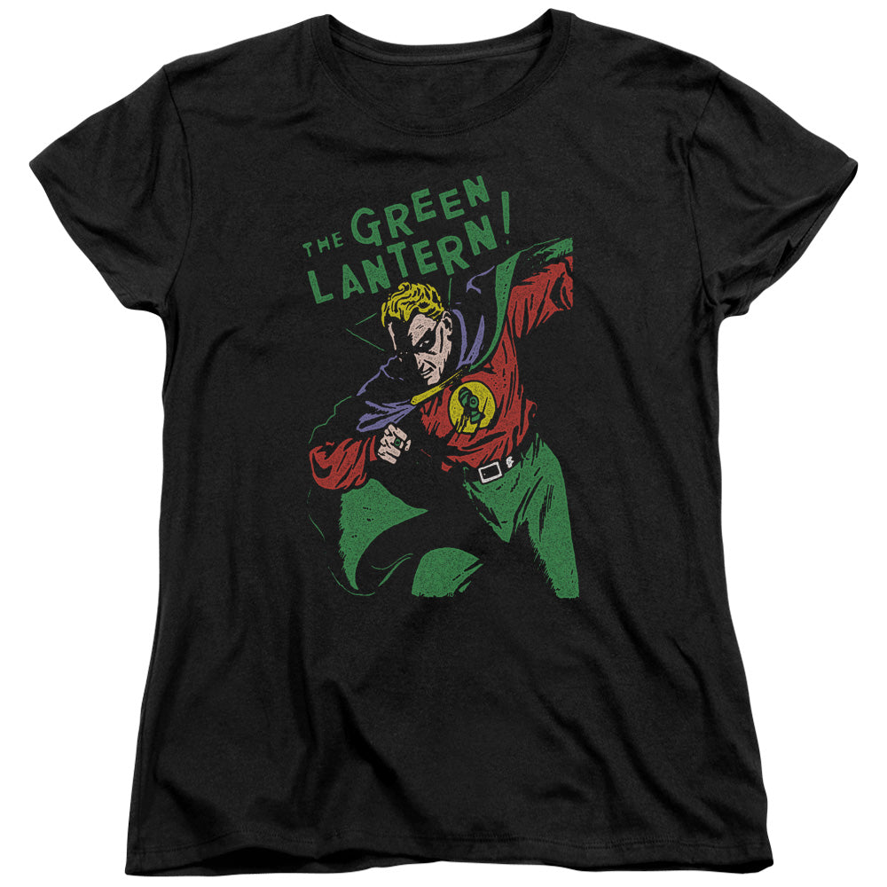 AN OFFCIALLY LICENSED DC FIRST WOMEN'S REGULAR FIT T-SHIRT BLACK
