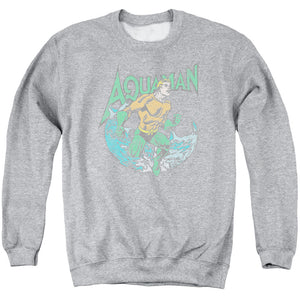 AN OFFCIALLY LICENSED DC MARCO ADULT UNISEX CREWNECK SWEATSHIRT ATHLETIC HEATHER
