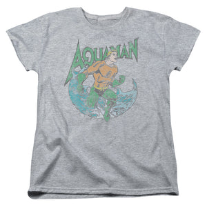AN OFFCIALLY LICENSED DC MARCO WOMEN'S REGULAR FIT T-SHIRT ATHLETIC HEATHER