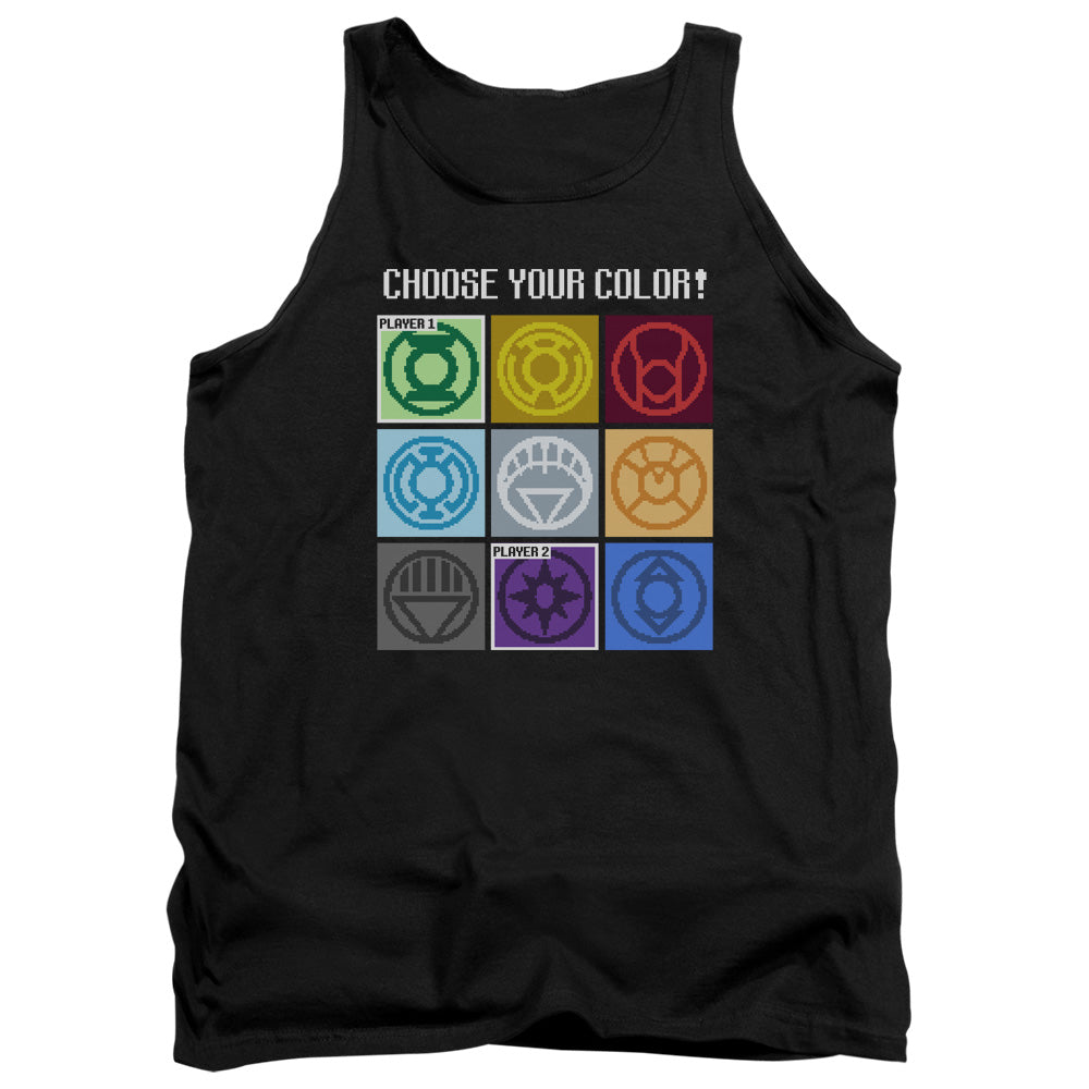 AN OFFCIALLY LICENSED DC CHOOSE YOUR COLOR ADULT UNISEX TANK TOP BLACK