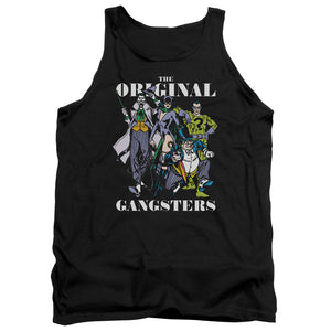 AN OFFCIALLY LICENSED DC ORIGINAL GANGSTERS ADULT UNISEX TANK TOP BLACK