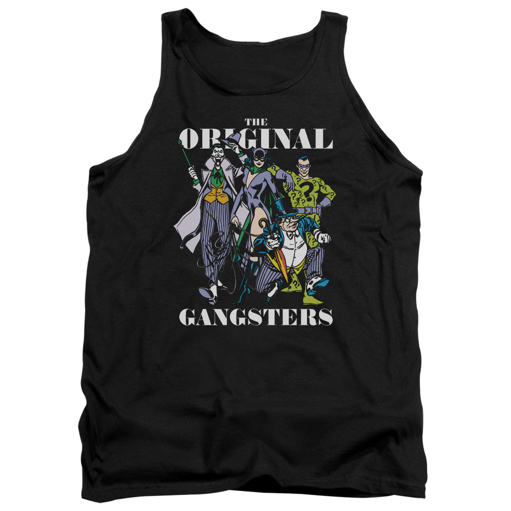 AN OFFCIALLY LICENSED DC ORIGINAL GANGSTERS ADULT UNISEX TANK TOP BLACK