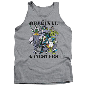 AN OFFCIALLY LICENSED DC ORIGINAL GANGSTERS ADULT UNISEX TANK TOP ATHLETIC HEATHER