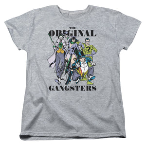 AN OFFCIALLY LICENSED DC ORIGINAL GANGSTERS WOMEN'S REGULAR FIT T-SHIRT BLACK