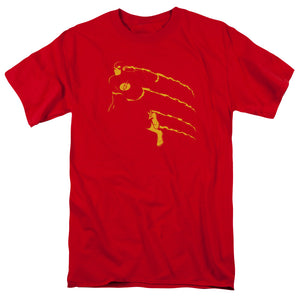 AN OFFCIALLY LICENSED DC FLASH FLASH MIN MEN'S REGULAR FIT T-SHIRT RED