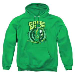 AN OFFCIALLY LICENSED DC ON TARGET ADULT UNISEX PULLOVER HOODIE KELLY GREEN