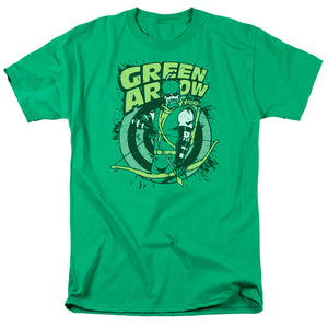 AN OFFCIALLY LICENSED DC ON TARGET MEN'S REGULAR FIT T-SHIRT KELLY GREEN