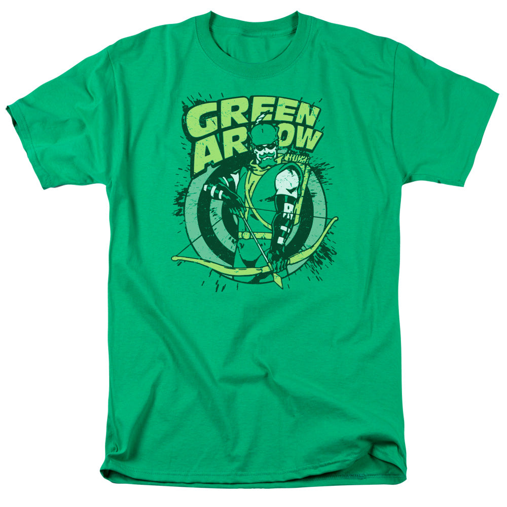 AN OFFCIALLY LICENSED DC ON TARGET MEN'S REGULAR FIT T-SHIRT KELLY GREEN