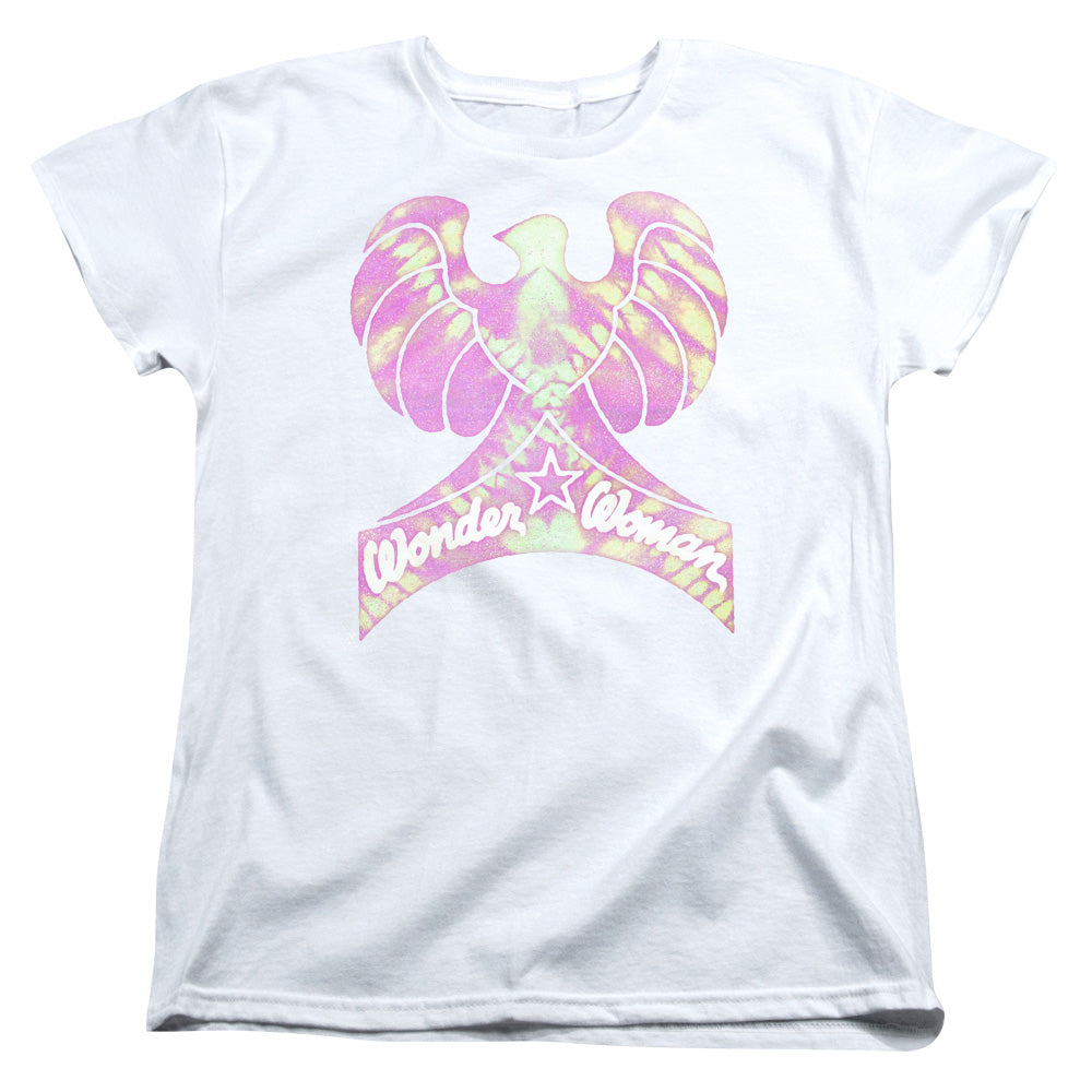 AN OFFCIALLY LICENSED DC WONDER BIRD WOMEN'S REGULAR FIT T-SHIRT WHITE