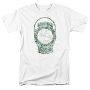 AN OFFCIALLY LICENSED DC LANTERN COVER MEN'S REGULAR FIT T-SHIRT WHITE
