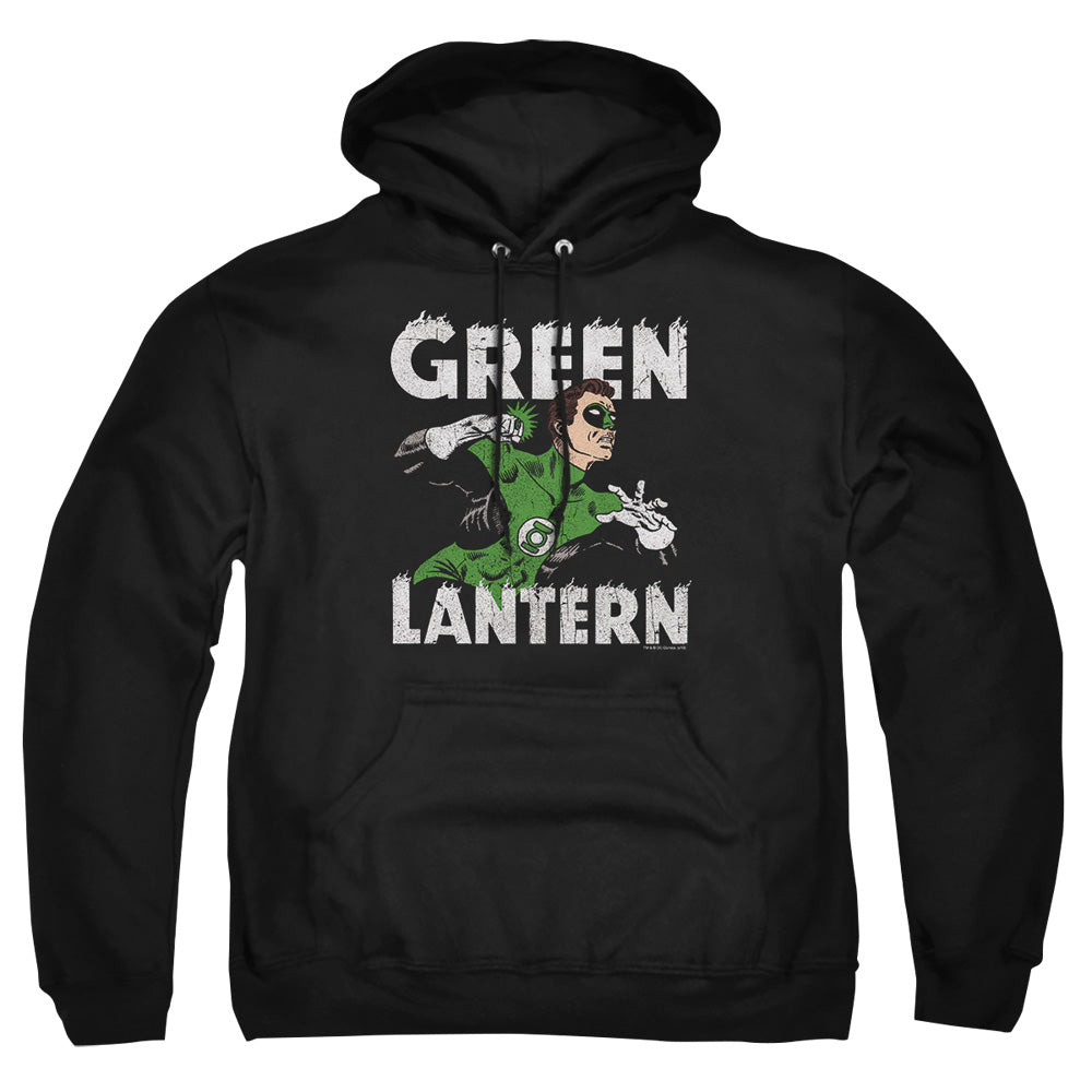 AN OFFCIALLY LICENSED DC HAL POWER ADULT UNISEX PULLOVER HOODIE BLACK