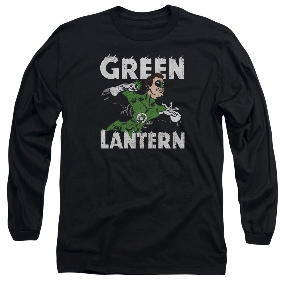 AN OFFCIALLY LICENSED DC HAL POWER MEN'S LONG SLEEVE T-SHIRT BLACK