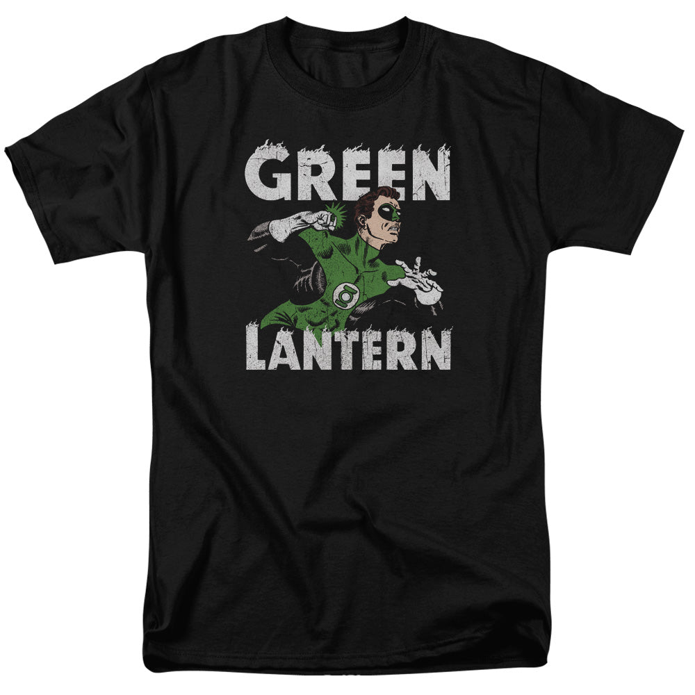 AN OFFCIALLY LICENSED DC HAL POWER MEN'S REGULAR FIT T-SHIRT BLACK
