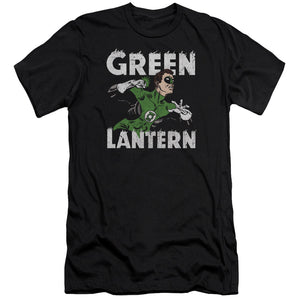 AN OFFCIALLY LICENSED DC HAL POWER MEN'S PREMIUM SLIM FIT T-SHIRT BLACK